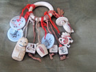 Ancient Antique Japanese Amulet Charms Hand Carved Hand Painted — photo 2