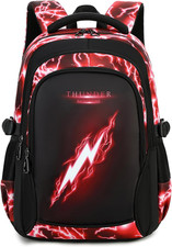 Boys Backpack for Kids Elementary School Bags Lightning Teens Durable Bookbag R