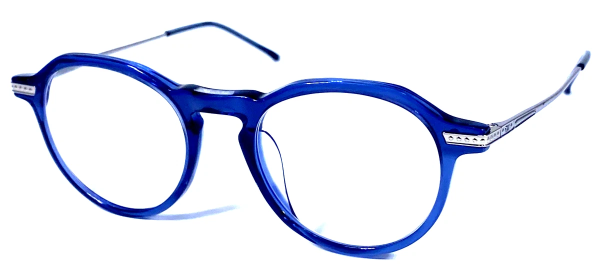 Calvin Klein Blue 41 mm - 50 mm Lens Socket Width Eyeglass  display picture 2