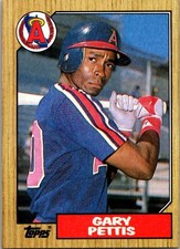 1987 Topps #278 Gary Pettis California Angels