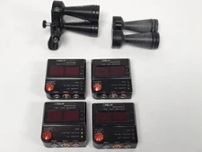 Lot of 4 Cinematography Cine Tape Measure w/Only 2 Horn Sensor Parts (Powers On)