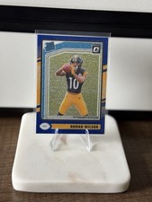 2024 Panini Donruss Optic - Rated Rookie Roman Wilson #285 Blue Glitter Prizm 