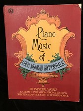 GOTTSCHALK Piano Music - LARGE SOLO PIANO SCORE - DOVER