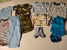 Lot of 11 Baby Boy Short Sleeve Rompers, Shorts, Outfits 3/6 Months. EUC, Cute