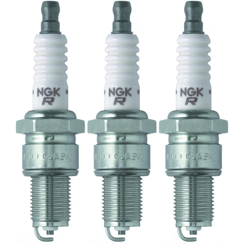 NGK Spark Plug 7634 3-PACK BPR5ES-11 14mm Copper Core Nickel, Flat, HR 5