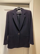 Women's Navy Blue Dumas Wool Blazer