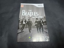 The Beatles Rock Band Nintendo Wii Manual Only