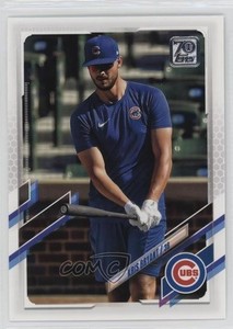 2021 Topps Image Variation SP (Blue Shirt Batting Practice) Kris Bryant #660