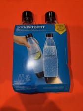 SodaStream Carbonating Bottle 2x1L BPA Free Dishwasher Safe 338 Ounces
