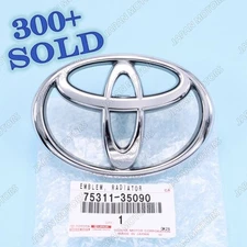 OEM Toyota Front Panel Radiator Grille Chrome Emblem T100 4Runner Pickup Tacoma