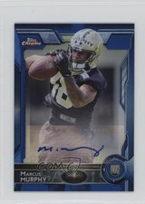 2015 Topps Chrome Mini Rookies Blue Refractor 29/35 Marcus Murphy #143 Auto 9u7