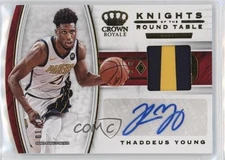 2019-20 Panini Crown Royale Prime /10 Thaddeus Young #KR-TYG Auto