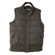 Fat Face Puffer Womens UK 18 Blue Bodywarmer Gilet Sherpa Lined Jacket Vest