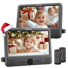 10" Car DVD Players, Portable DVD Player Dual Screen Play Two Different or Th...