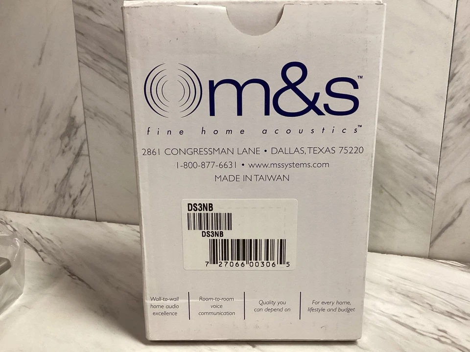 M&S DS3NB Brushed Nickel Wall Door Speaker With Bell Button - Image 2 of 4