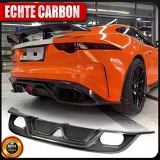 Carbon Heckdiffusor Diffusor Stoßstange Heckspoiler Für Jaguar F-TYPE 2015-2017