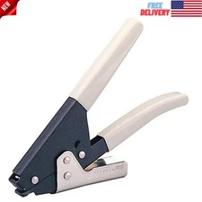 Nylon Zip Tie Gun Tensioning Tool Tighten Straps Cable Cutter for HVAC Duct Work
