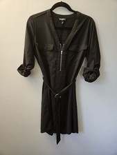 Express Womens Casual/Business Black Belted Shirt Dress, Size M