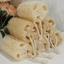 6pcs of Natural Loofah Sponge Dishwashing Brush, Scratch Resistant Kitchen Clean