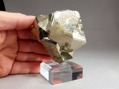 Mirror Clean High Quality Peruvian Pyrite Crystal Specimen #3