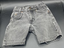 Boy  s 6 Vintage Little Levi  s Shorts 1994, Black Jeans Denim, Batwing, Irregular