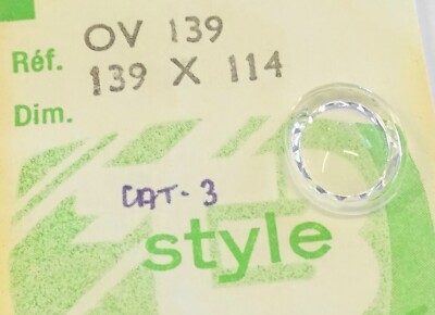 Glas Armbanduhr Oval 13.9 X 11.4 OV139 CAT.3 Stil