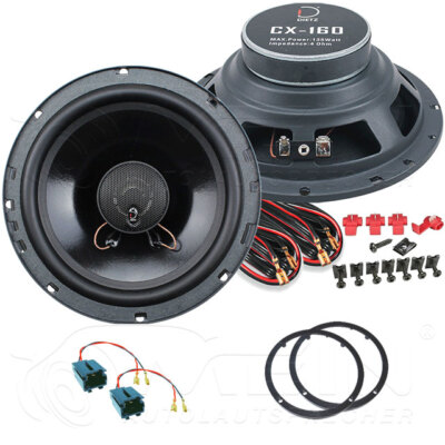 DIETZ AUTO LAUTSPRECHER für PEUGEOT 807 2002-2014 Front Vorn 2-Wege 135W #BDT6