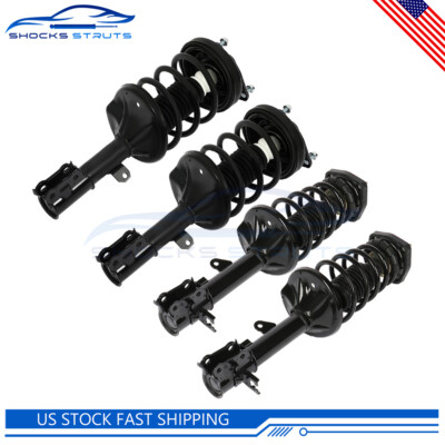 For 2003-2008 Hyundai Tiburon Front Rear Complete Struts / Shock Coil Springs