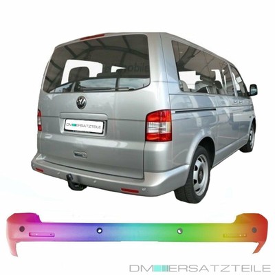 für VW T5 Multivan Caravelle Transporter Stoßstange hinten 03-12 PDC LACKIERT