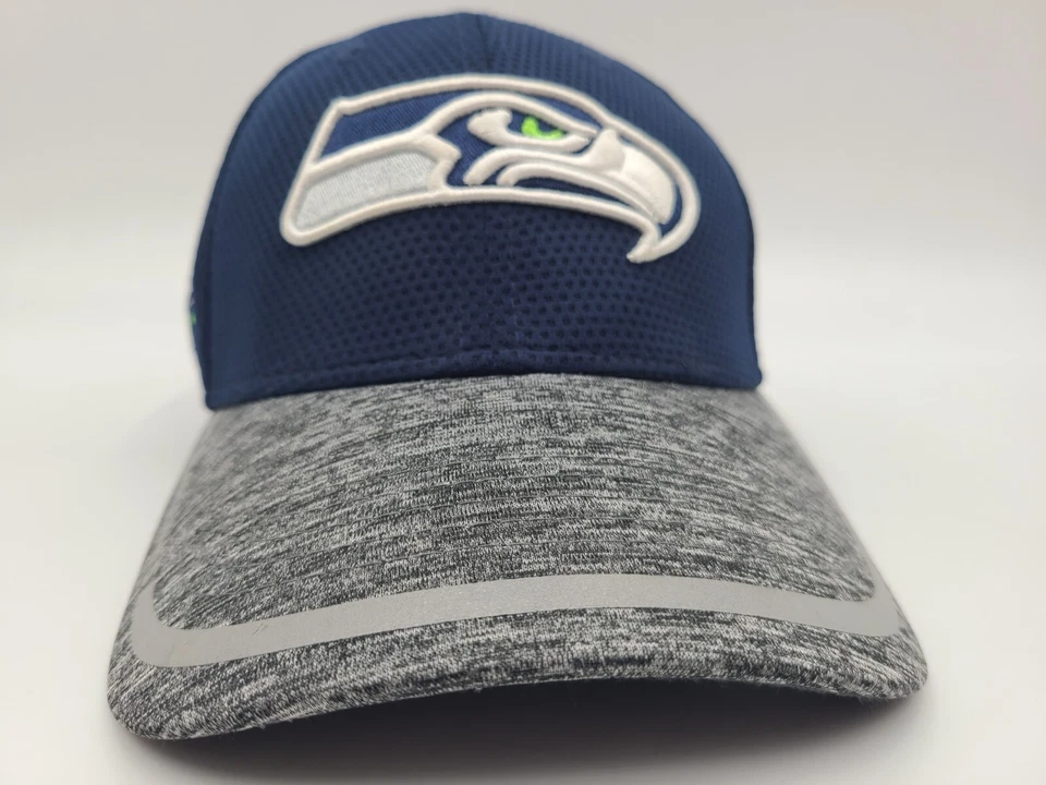 Seattle Seahawks Russell Wilson #3 New Era 39Thirty Flex Ajustado S-M Gorra Gorra NFL Foto 3 de 4