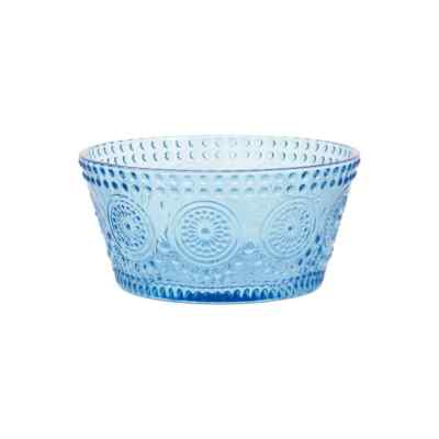 SKY BLUE CODI GLASS BOWL SMALL 4.75'' SET OF 4