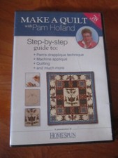 DVD MAKE A QUILT WITH PAM HOLLAND         *** GREAT ** MUST SEE ****