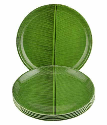 Melamine Banana Leaf Dinner Plate 11, 11 inch at ₹ 118/piece in