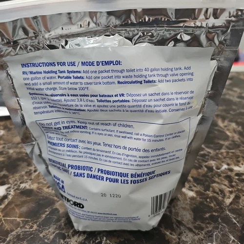 THETFORD Campa-Fresh Holding Tank Treatment Toss-ins 16pk Free & Clear Scent RV - Picture 2 of 2