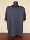 Men’s Rorie & Whelan Golf Polo Navy Blue White Polka Small Dots XL Extra Large — photo 1