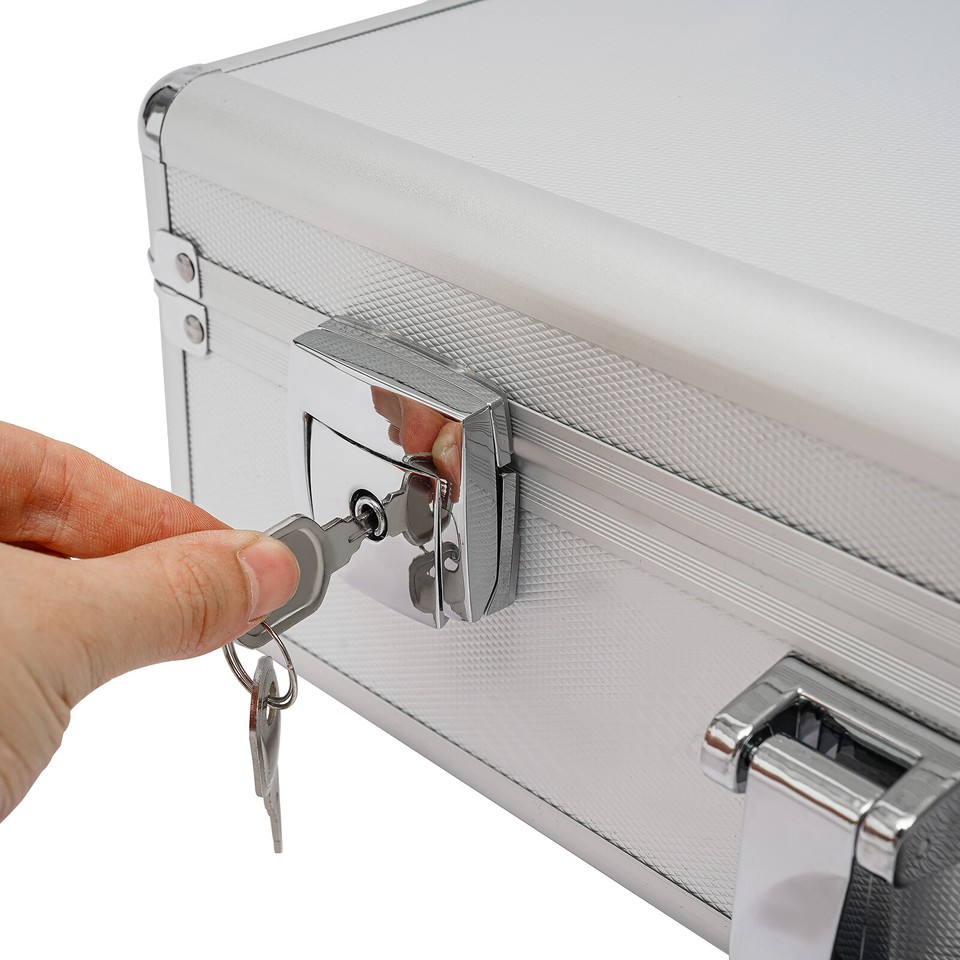 Watch Case Jewelry 24 Grid Aluminum Alloy Box Watch Case Briefcase ...