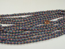 12 Strands 15" India Handmade Chevron Glass Beads Wholesale Bulk Lot MN-19   