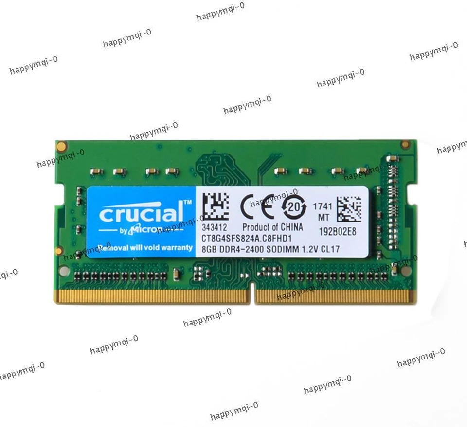 Crucial 16G RAM 2x 8GB PC4-19200 DDR4 2400T 260Pin SODIMM Notebook Laptop Memory - Image 2 of 4