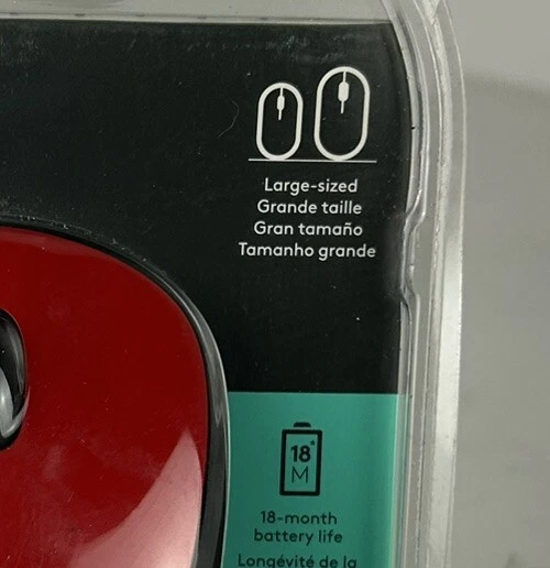 Logitech M310 Wireless Optical Mouse large size NEW SEALED - Image 3 of 4