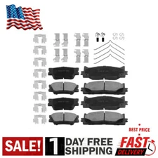 For Toyota Camry 2007-2017 ES350 Front and Rear Premium Ceramic Brake Pads Kit