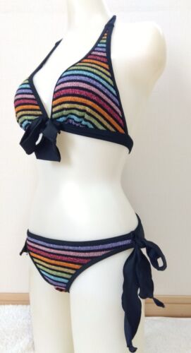 Beach Queen Shreanu Japan Made Strappy Bikini Swimwear Women's Japanese Size 9M - Picture 5 of 23