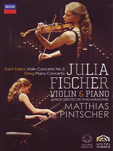 Saint Saens: Violin Concerto No.3; Grieg: Piano Concerto [DVD] [2010] - Afbeelding 1 van 1