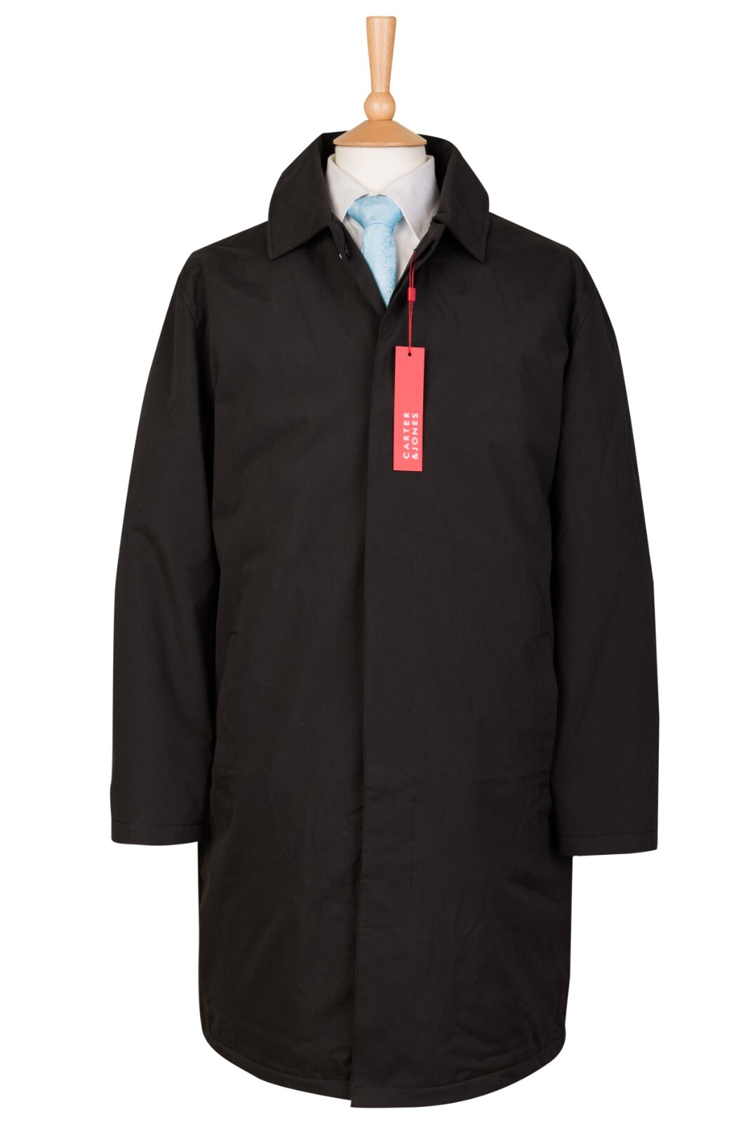 Black Rain Mac Coat Raincoat Waterproof Funeral Director Masonic Masons