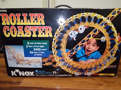 K'NEX Roller Coaster 63030 Vintage 1995 Complete Set With Original