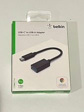 Belkin USB-C to USB-A Adapter F2CU036btBLK - Black OPEN BOX