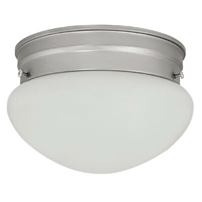 Capital Lighting 1 Light Ceiling Fixture, Matte Nickel - 5356MN