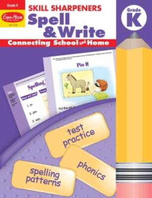 Skill Sharpeners Spell & Write, Kindergarten - Paperback - VERY GOOD
