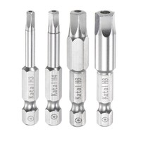 "H3-H8 FüNfeck Bit Set 1/4\" Sechskant 2\" Magnetische Sicherheitsschraubendreher"