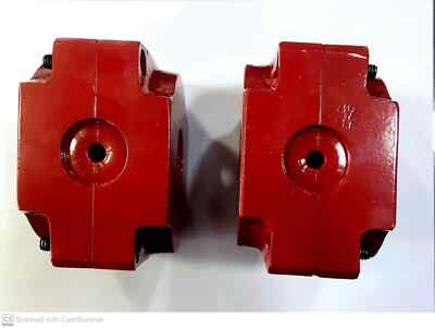 2 Full Set of RED FLEXIBLE DENTURE FLASK made with Quality Aluminium with L-Key