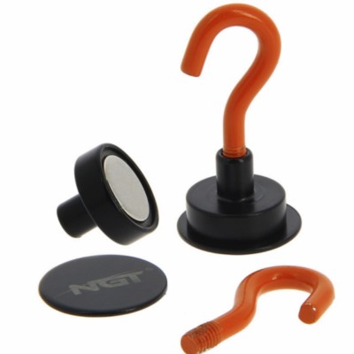 NGT Magnetic Bivvy Hooks Carp Fishing Tackle Tent Hooks with backing plates